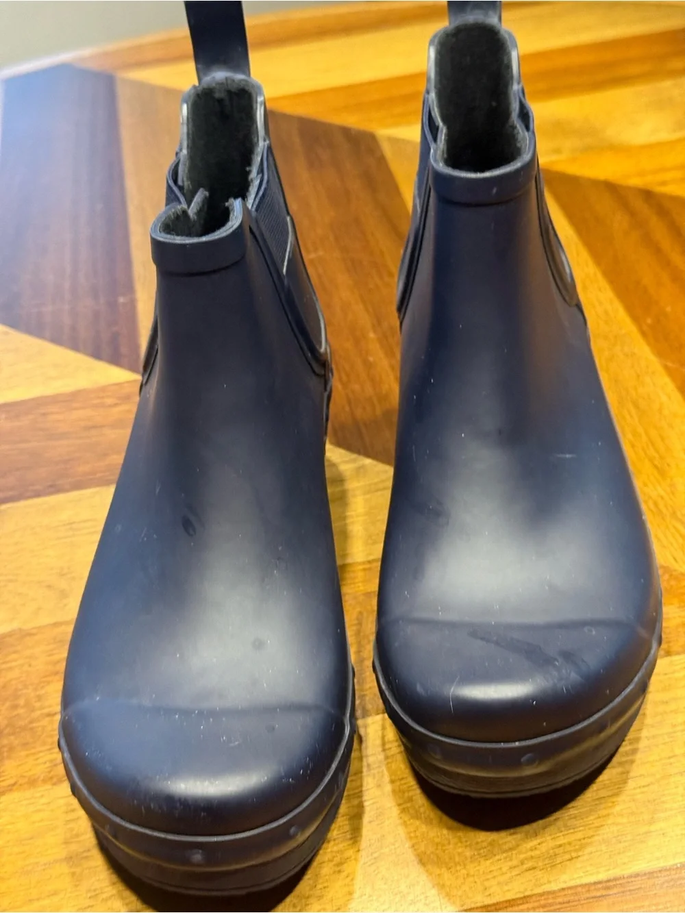 Dansko Navy Short Rain Clogs Boots size 37